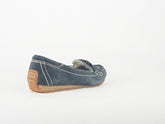 Womens Timberland Earthkeepers Caska Kiltie 3923R Blue Leather Slip On Shoes